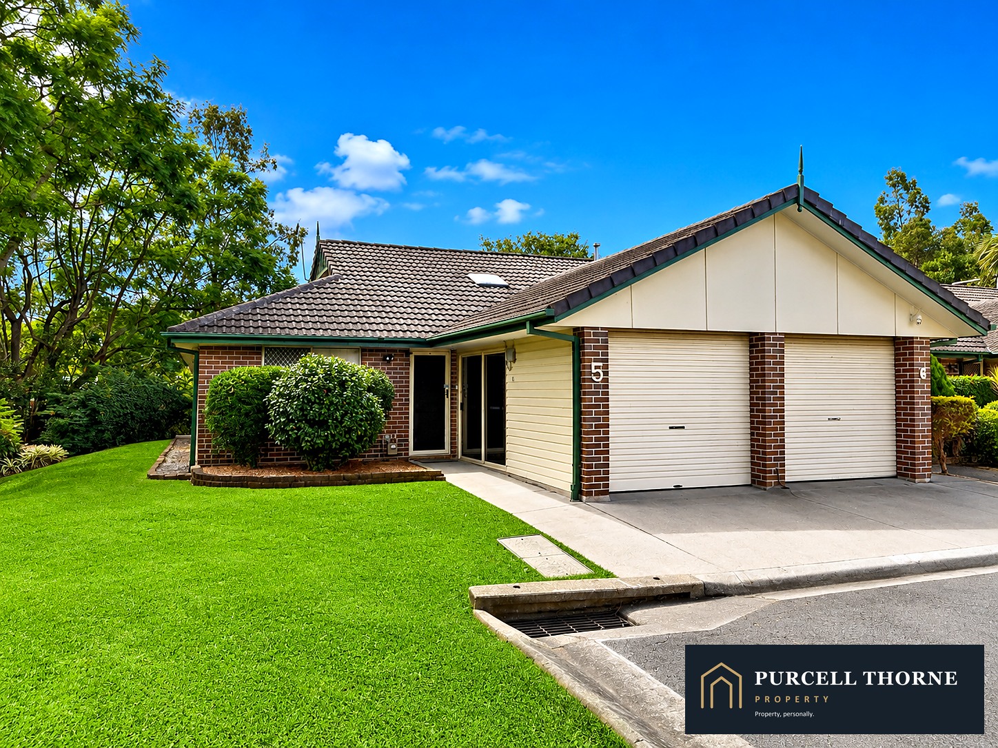 Virtually staged front exterior of 5/3 Spalding Crescent, Goodna QLD 4300